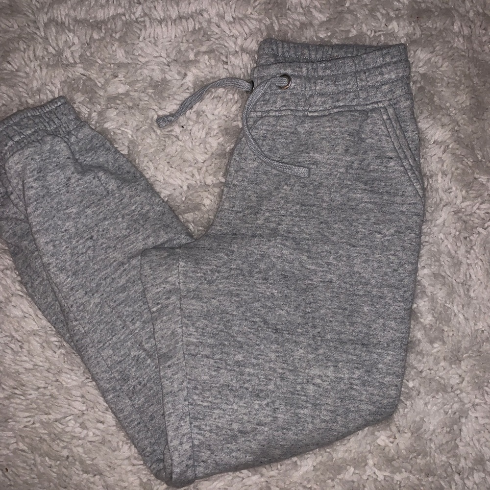 light grey sweats!!